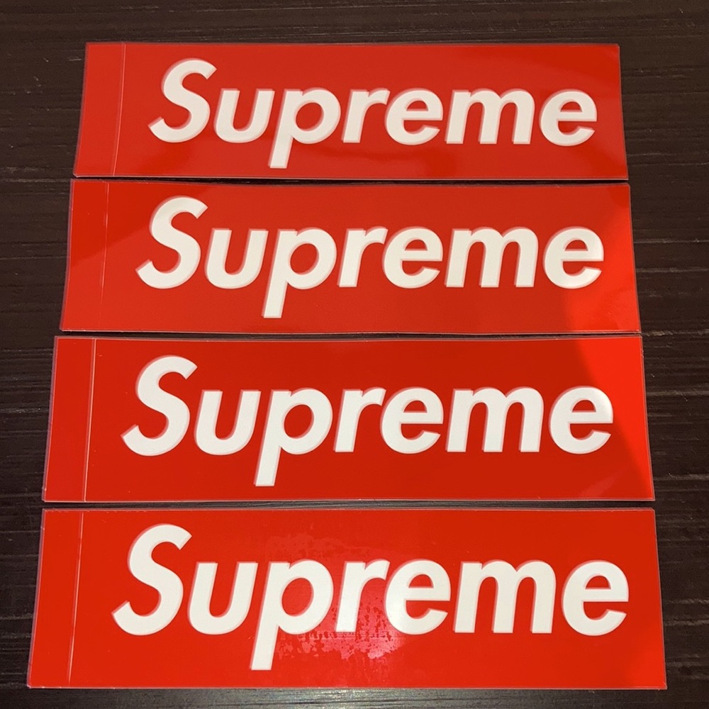 (4) Supreme Stickers